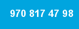 970 817 47 98 970 817 47 98